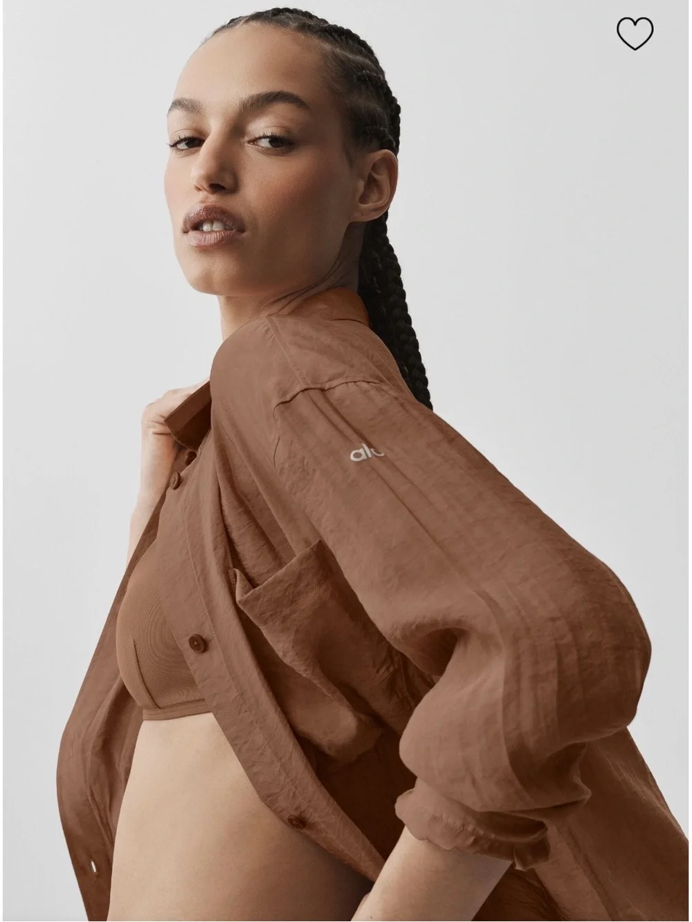 ALO GOLEN HOUR  Button-Front Shirt